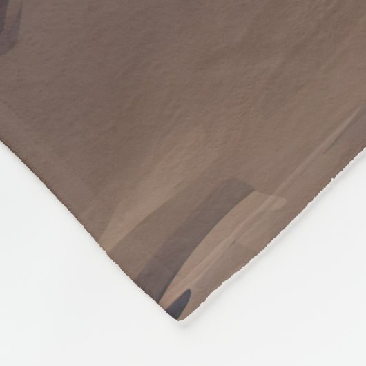 Sandy Paws Beagle Hond op Strand Zonsondergang Fleece Deken (Hoek)