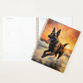Sandy Paws Belgische Malinois Hond op Strand Zonso Planner (Display)