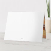 Sandy Paws Berner Berghond op Strand Zonsondergang Kaart (Achterkant)