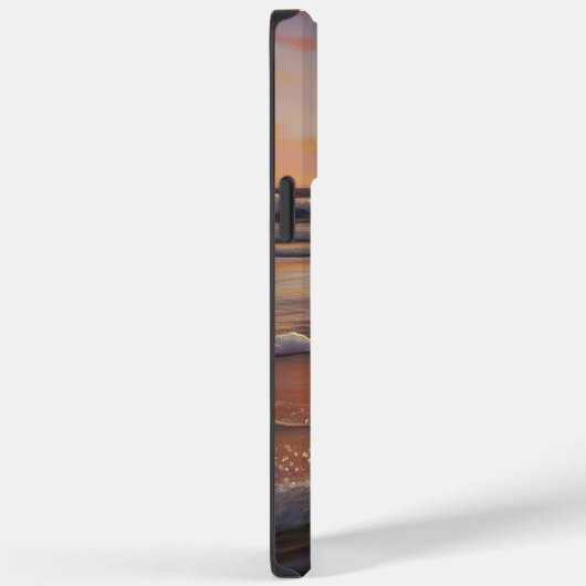 Sandy Paws Bichon Frise Hond op Strand Zonsonderga Case-Mate iPhone Case (Achterkant / Rechts)