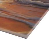 Sandy Paws Bichon Frise Hond op Strand Zonsonderga Snijplank (Hoek)