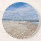 Sandy Pebble Beach Zandsteen Onderzetter (Voorkant)