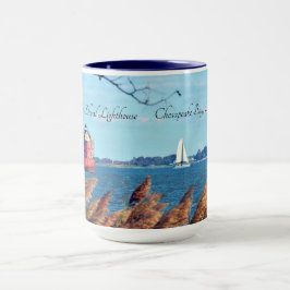 Sandy Point Shoal Lighthouse Ceramic Mok