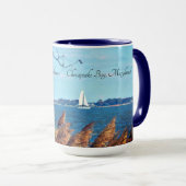 Sandy Point Shoal Lighthouse Ceramic Mok (Voorkant rechts)