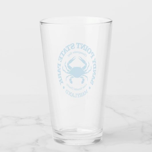 Sandy Point SP (krab) Glas (Achterkant)