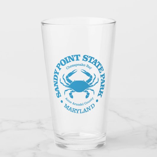 Sandy Point SP (krab) Glas (Voorkant)