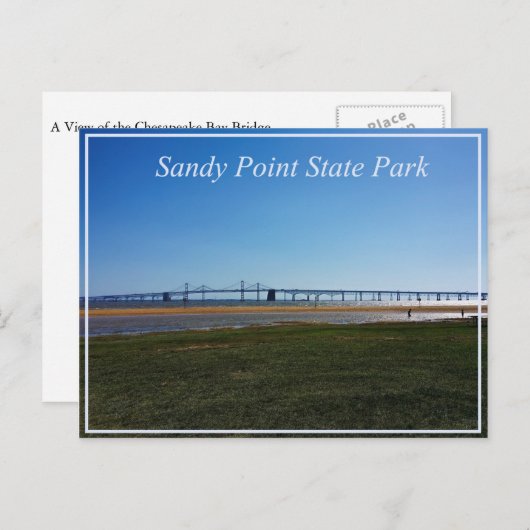 Sandy Point State Park Briefkaart (Voorkant / Achterkant)