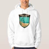 Sandy Point State Park Maryland Badge Hoodie (Voorkant)