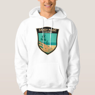 Sandy Point State Park Maryland Badge Hoodie