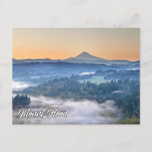 Sandy River & Mount Hood, Oregon, Verenigde Staten Briefkaart