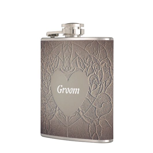Sandy Roos bruidegom Flask Heupfles (Links)