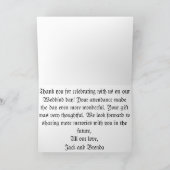 Sandy Roos Bruiloft Dank u Kaarten (Binnen)