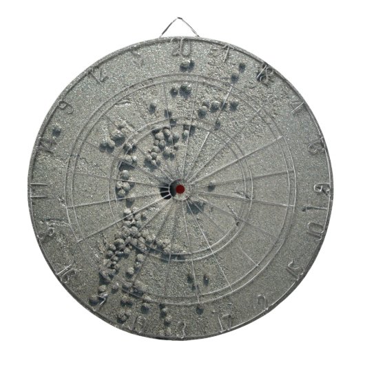 Sandy Sculptures: Strandkrabben-gemaakte zandforma Dartbord (Voorkant)