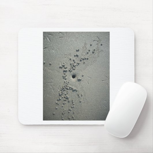 Sandy Sculptures: Strandkrabben-gemaakte zandforma Muismat (Met muis)