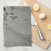 Sandy Sculptures: Strandkrabben-gemaakte zandforma Theedoek (Quarter Fold)