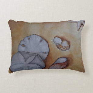 Sandy Seashells Accent Kussen