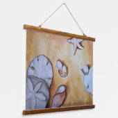 Sandy Seashells Hangend Wandkleed (Gebogen)