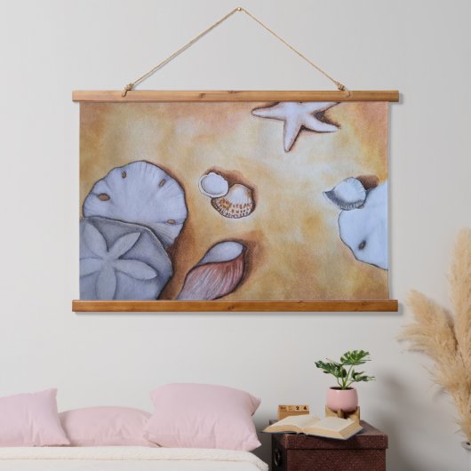 Sandy Seashells  Hangend Wandkleed (Slaapkamer)