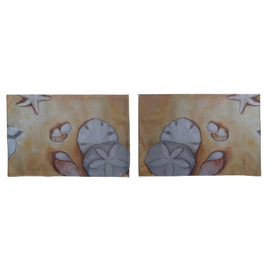 Sandy Seashells Kussensloop (Voorkant-Set)