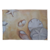Sandy Seashells Kussensloop (Voorkant-Links)