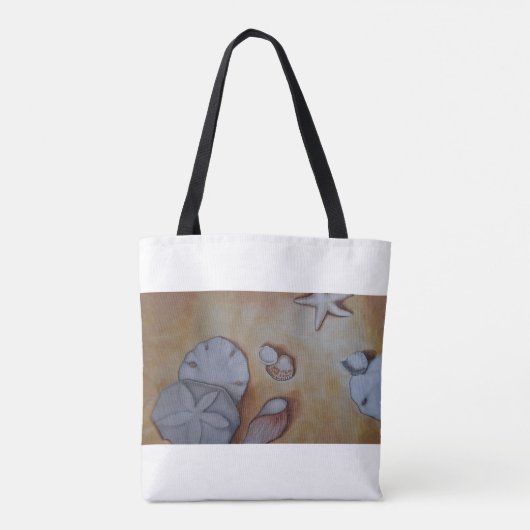 Sandy Seashells Tote Bag (Achterkant)