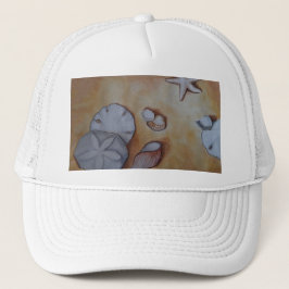 Sandy Seashells Trucker Pet