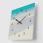 Sandy shore vierkante klok (Hoek)