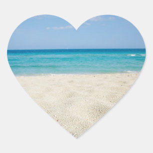Sandy Shore Wedding Hearts Hart Sticker