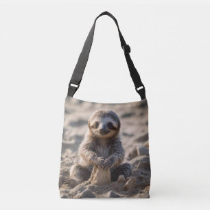 Sandy Shores: Baby Luiaard Bouwt Zandkastelen, Crossbody Tas