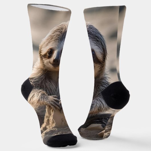 Sandy Shores: Baby Sloth Bouw Zandkastelen, Sokken (Gebogen)
