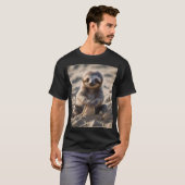 Sandy Shores: Baby Sloth Bouw Zandkastelen, T-shirt (Voorkant volledig)