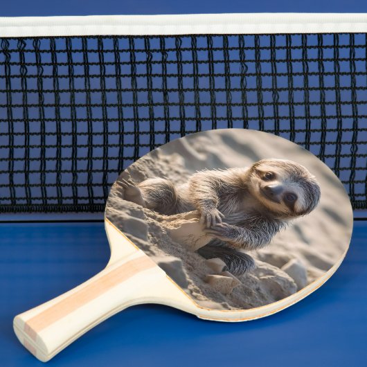 Sandy Shores: Baby Sloth Bouw Zandkastelen, Tafeltennisbatje (Insitu)