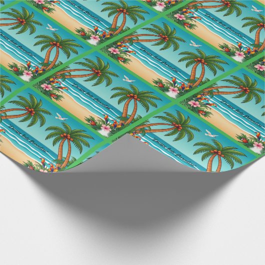 "Sandy Shores ontsnapt" Cadeaupapier (Hoek)