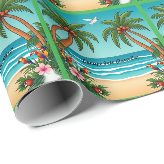 "Sandy Shores ontsnapt" Cadeaupapier (Rol Hoek)