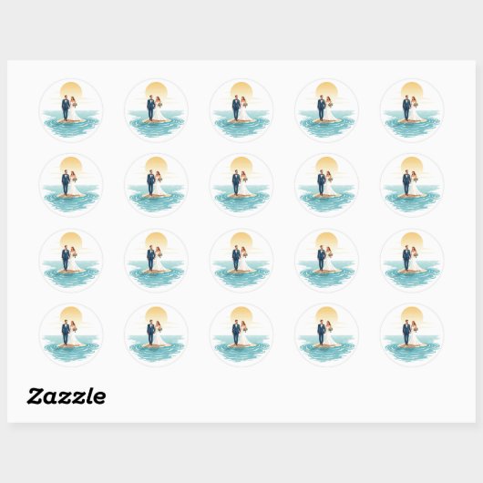 Sandy Shores Romance Sticker (Vel)