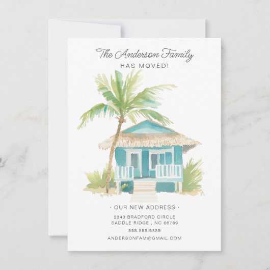 Sandy Shores Tropical Moving Aankondiging (Voorkant)