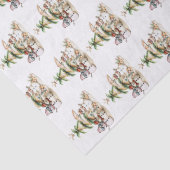 Sandy Snowmen Kerst Verzameling Patroon Tissuepapier (Detail)