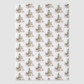 Sandy Snowmen Kerst Verzameling Patroon Tissuepapier (Voorkant)