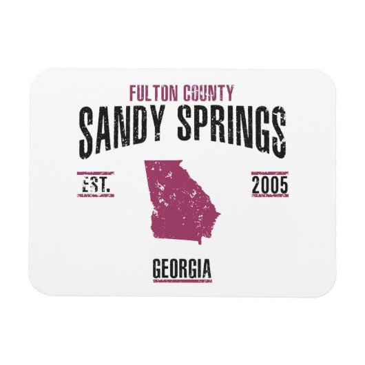 Sandy Springs Magneet (Horizontaal)