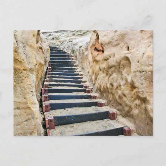Sandy Stairway Briefkaart (Voorkant)