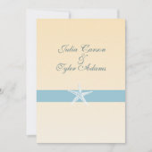 Sandy Starfish Invitation / 5x7 Kaart (Voorkant)