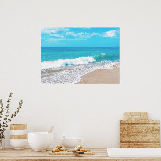 Sandy strand poster (Keuken)