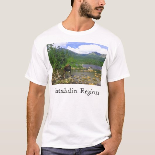 Sandy Stream Pond-mose, regio Katahdin T-shirt (Voorkant)