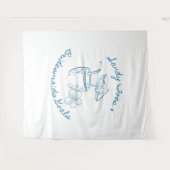 Sandy Toe & Bruidsmeisjes Doelen Kust Afscheid Als Wandkleed (Voorkant (horizontaal))