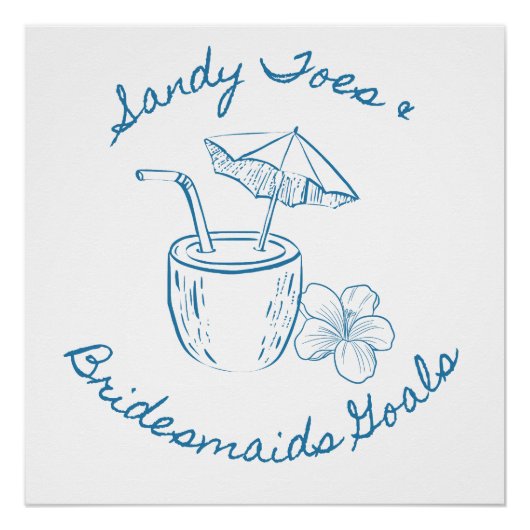 Sandy Toe & Bruidsmeisjes Doelen Kust Afscheid Van Perfect Poster (Voorkant)