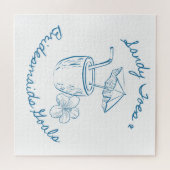 Sandy Toe & Bruidsmeisjes Doelen Kust Bachelorette Legpuzzel (Horizontaal)