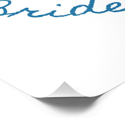 Sandy Toe & Bruidsmeisjes Doelen Kust Bachelorette Perfect Poster (Hoek)