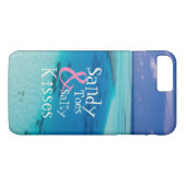 Sandy Toes and Salty Kisses Beauful Beach Photo Case-Mate iPhone Case (Achterkant (Horizontaal))