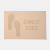 Sandy Toes Beach House Dep Deurmat (Voorkant)