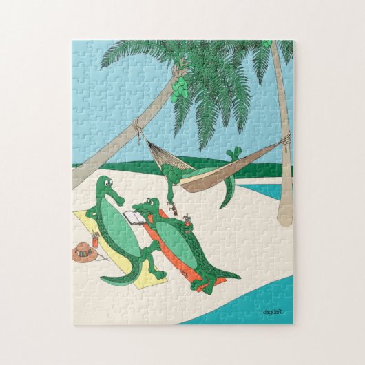 Sandy Toes Beach puzzel (Verticaal)